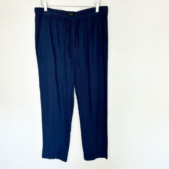 Onia Navy Elastic Tencel Pants Lounge Large - Picture 1 of 8